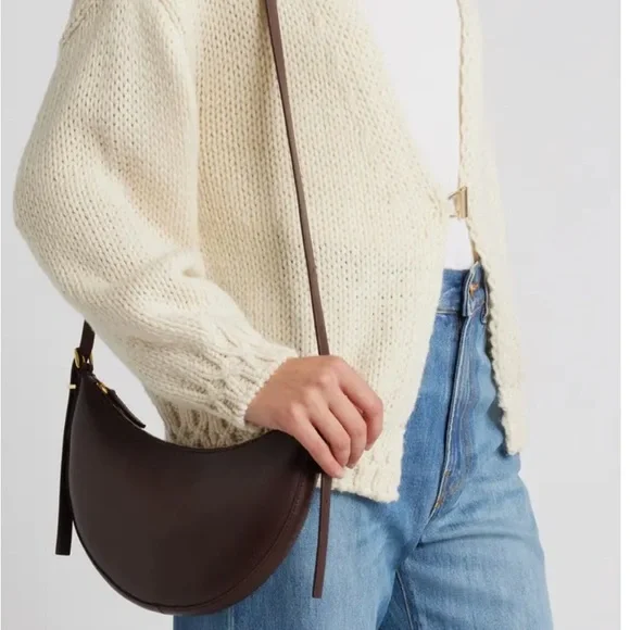 Madewell Mini The Essential Convertible Top Handle Crossbody Bag - Picture 1 of 7